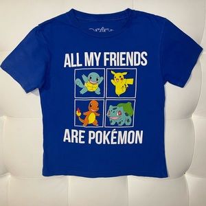 Pokémon boys blue tee shirt size xs
